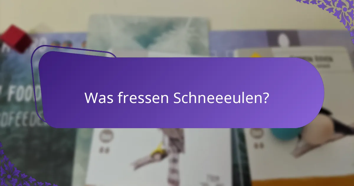 Wo leben Schneeeulen?