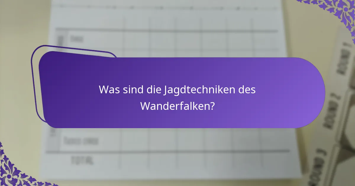 Wo lebt der Wanderfalke?
