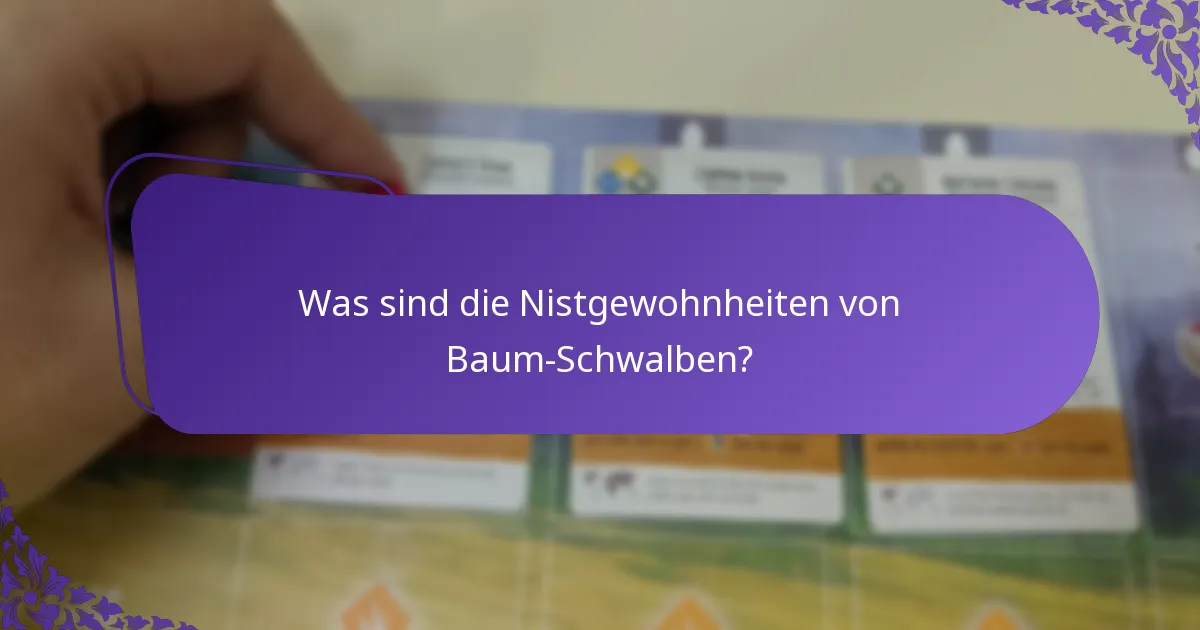 Was ist die Ernährung von Baum-Schwalben?