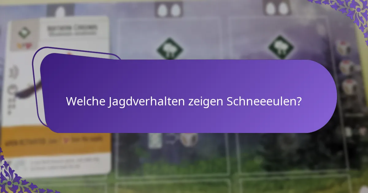 Was fressen Schneeeulen?
