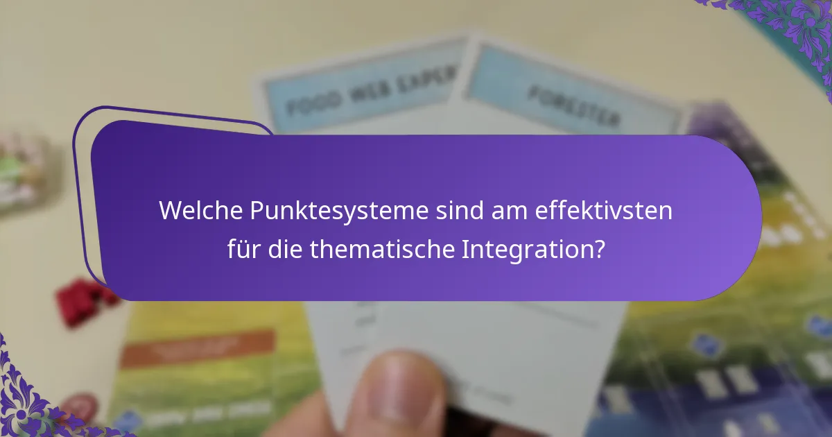 Was sind die Herausforderungen bei der Integration von Punktesystemvariationen?
