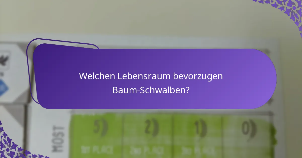 Welche Naturschutzmaßnahmen gibt es für Baum-Schwalben?