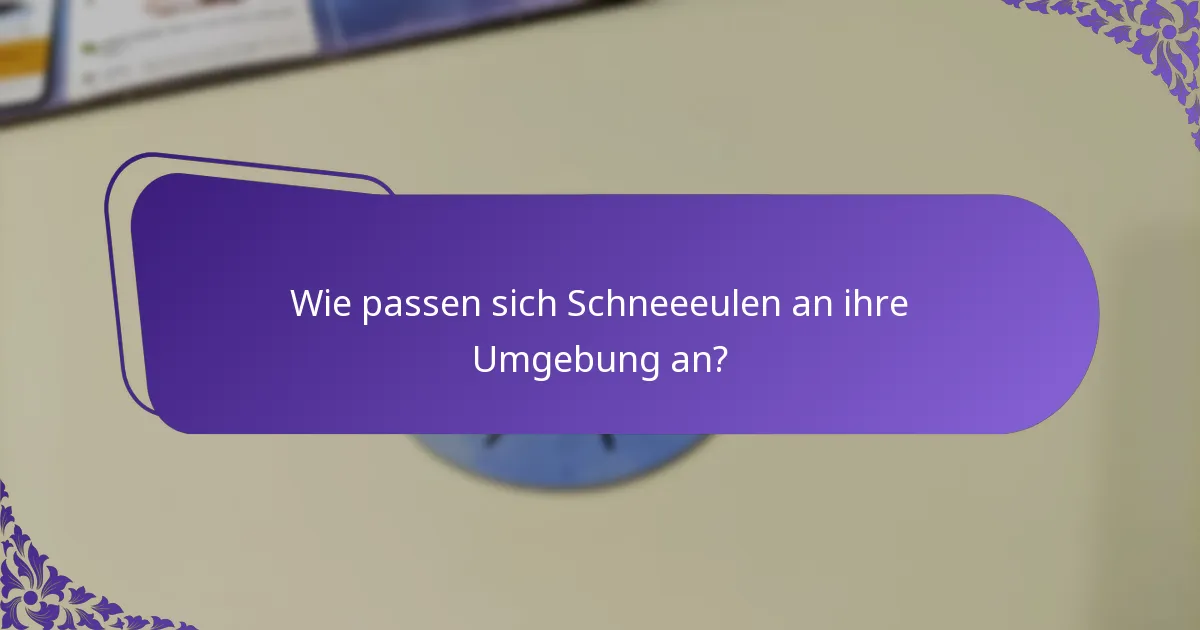 Wie ist der Erhaltungsstatus der Schneeeulen?